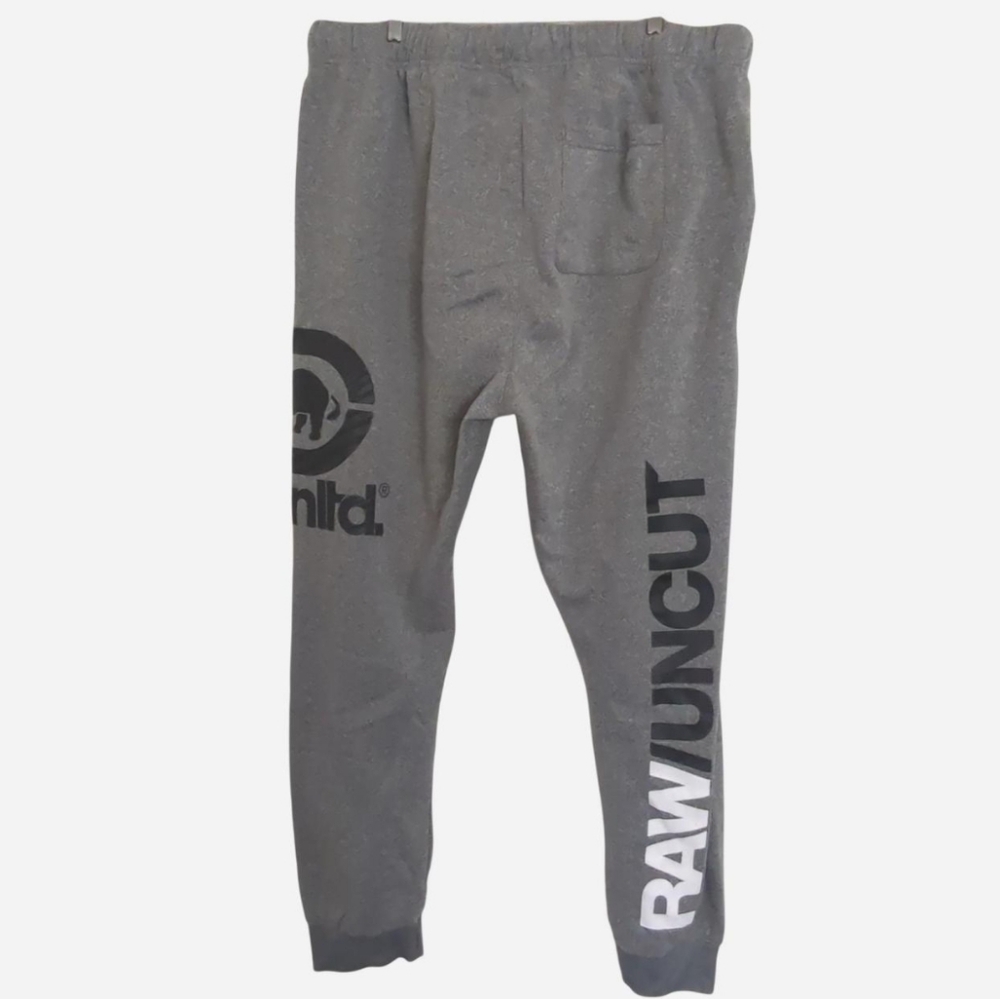Ecko Unltd. Men's Hyper Wave Fleece Jogger Sweatpants Grey Marled Size 4XL - Picture 10 of 12